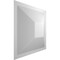 Ekena Millwork Diane EnduraWall Decorative 3D Wall Panel, White, 11 7/8"W x 11 7/8"H WP12X12DIWH - alternate 6